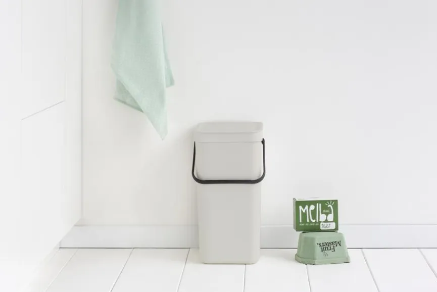 brabantia Abfallbehälter Sort&Go 16l Light Grey
