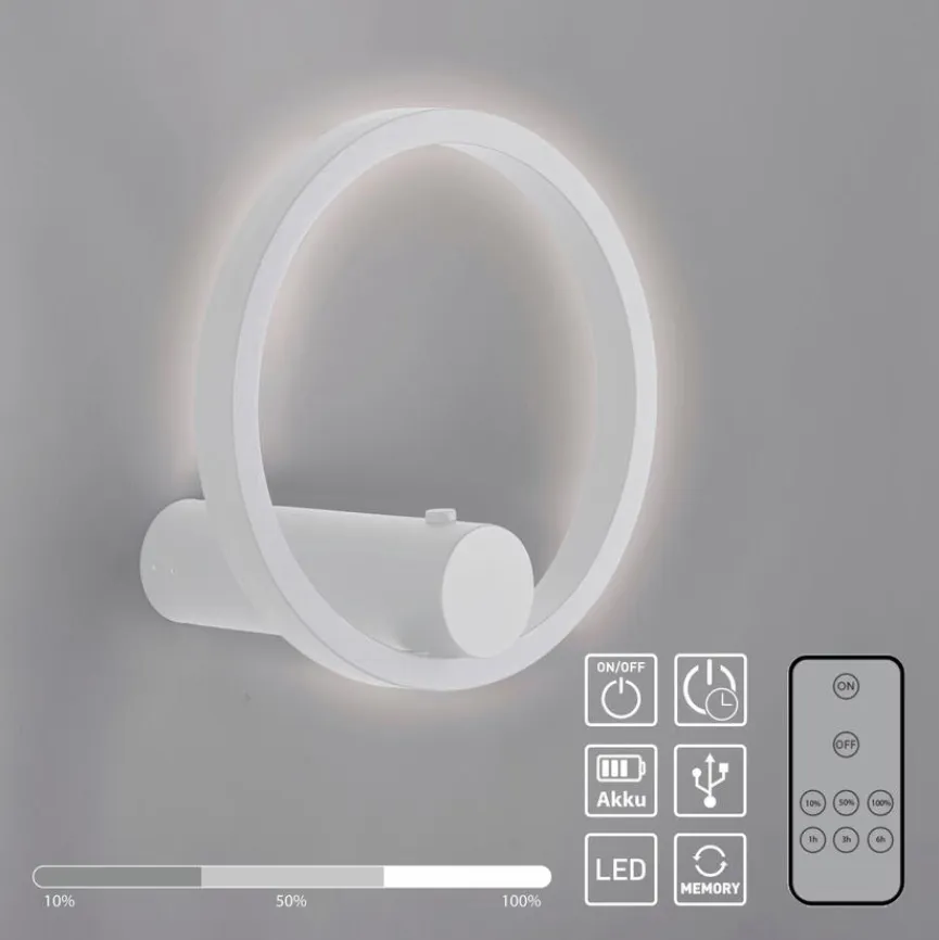 JUST LIGHT. Akkuleuchten|Wandleuchten|Akku-Wandleuchte Archie