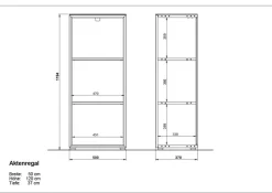 Best Aktenregal Montevideo Büroschränke & Regale