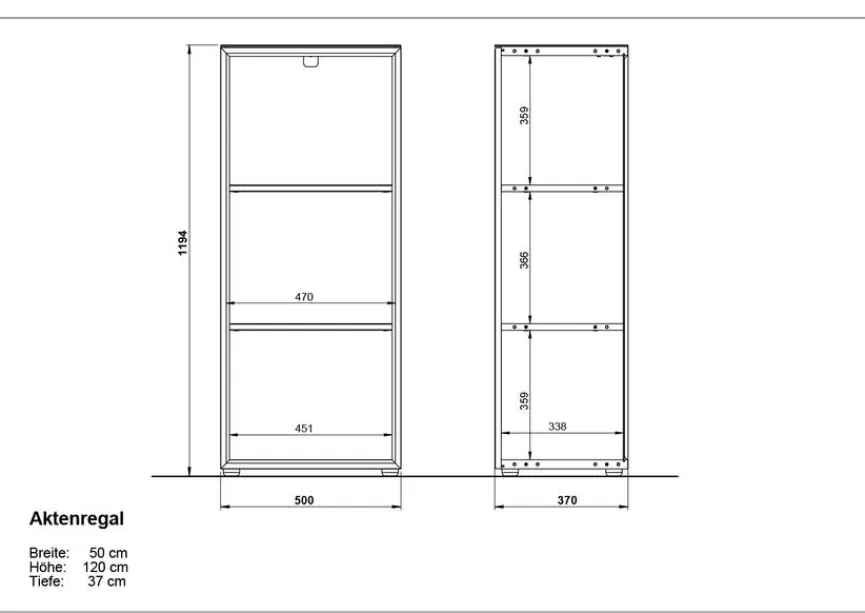 Best Aktenregal Montevideo Büroschränke & Regale
