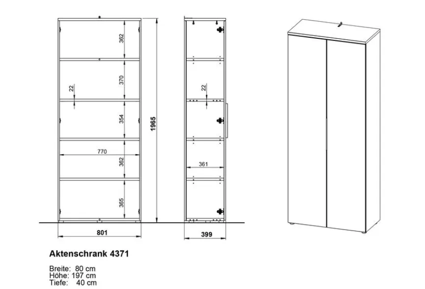 Germania Aktenschrank Mailand