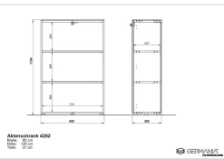 Germania Büroschränke & Regale|Büromöbel-Serien|Aktenschrank Monteria