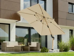 Schneider Schirme Ampelschirm Rhodos Twist Woody 300x300cm