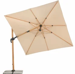 Schneider Schirme Ampelschirm Rhodos Twist Woody 300x300cm