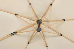 Schneider Schirme Ampelschirm Rhodos Twist Woody 300x300cm