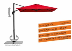 Schneider Schirme Ampelschirm Rhodos Junior 230 x 230 cm