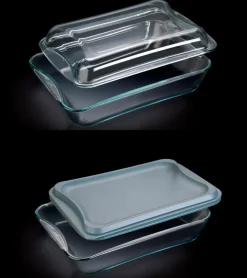 BOHEMIA Cristal Auflaufform Simax 3tlg.