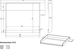 Outlet Babyzimmer-Set Alkmaar 4tlg. Kinder Babyzimmer-Komplettsets|Babyzimmer-Komplettsets