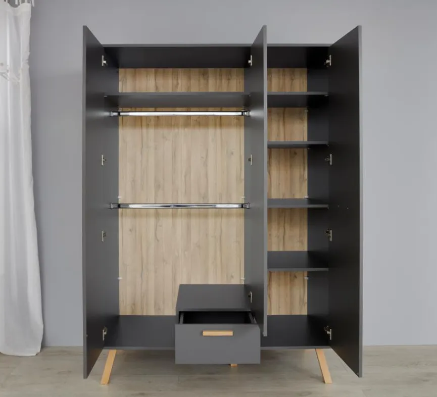 Kinder trendteam Babyzimmer-Set Mats 3tlg.