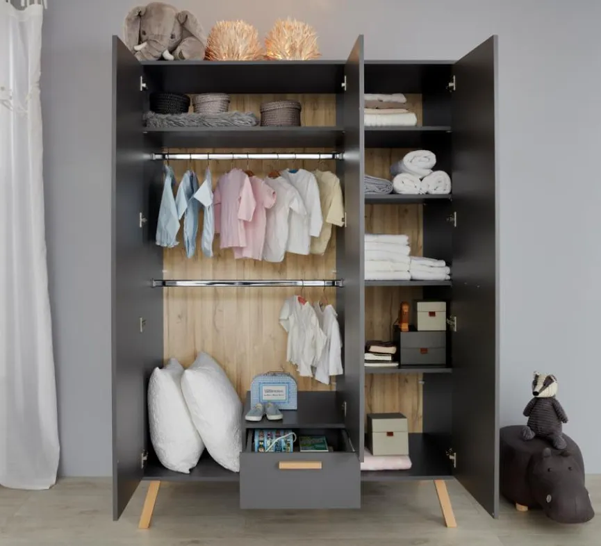 Kinder trendteam Babyzimmer-Set Mats 3tlg.