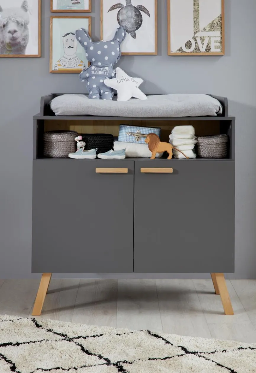 Kinder trendteam Babyzimmer-Set Mats 3tlg.