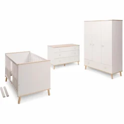 Best Babyzimmer-Set Ylvie 4tlg. Kinder Babyzimmer-Komplettsets|Babyzimmer-Komplettsets