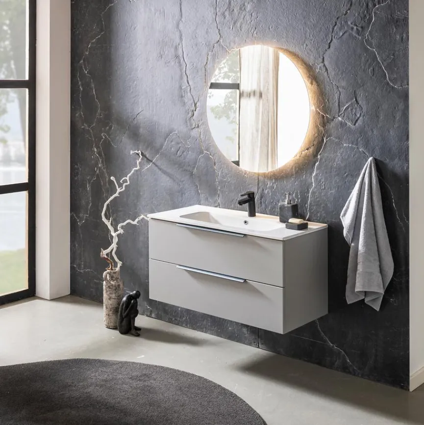 Badezimmer-Komplettsets|Badmöbel-Set Oikos