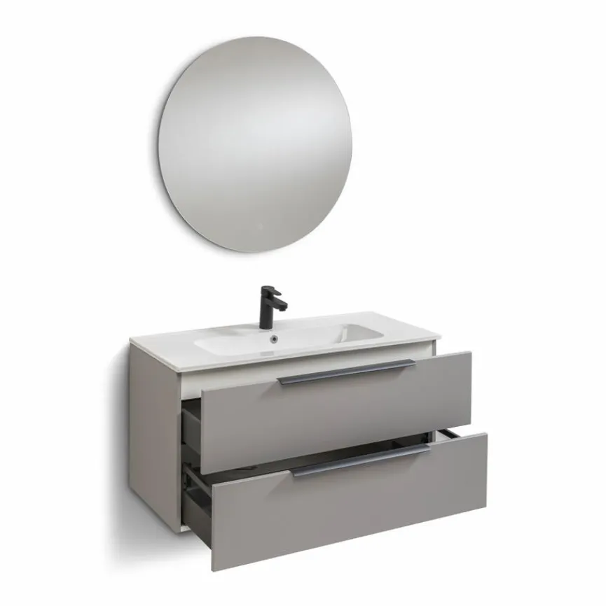 Badezimmer-Komplettsets|Badmöbel-Set Oikos