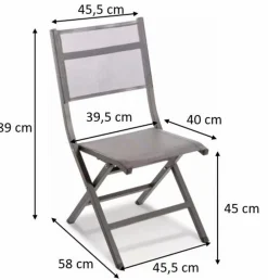 Balkonmöbel Set Picton 3tlg.
