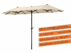Schneider Schirme Sonnenschirme|Balkonschirme|Balkonschirm Salerno 300 x 150 cm