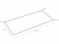 Clearance Bank-Auflage Unica 140 x 45 cm Gartenbank-Auflagen