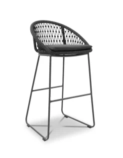 NIEHOFF GARDEN Gartenstühle|Barhocker Kuta, Alu/Kordelflechtung