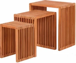 Outlet Beistelltisch Avignon 3 tlg. Balkontische|Gartentische