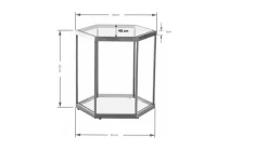 KARE DESIGN Beistelltisch 85029 Comb