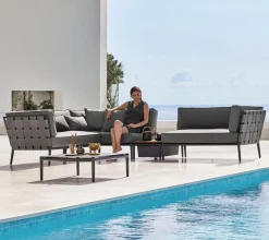 Cane-line Beistelltisch Conic 74 x 52 cm