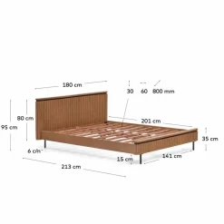 Kave Home Betten|Bett Licia 160 x 200 cm