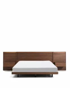 Outlet Bett mit Nachttischen Norlen 160 x 200 cm Betten