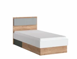 Discount Bett mit Polsterkopfteil Twenty 90 x 200 cm Kinder Jugendbetten|Jugendbetten