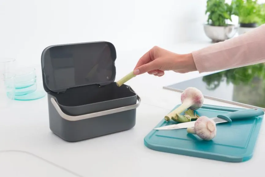 brabantia Entsorgen & Recyclen|Entsorgen & Recyclen|Bio-Abfalleimer Dark Grey