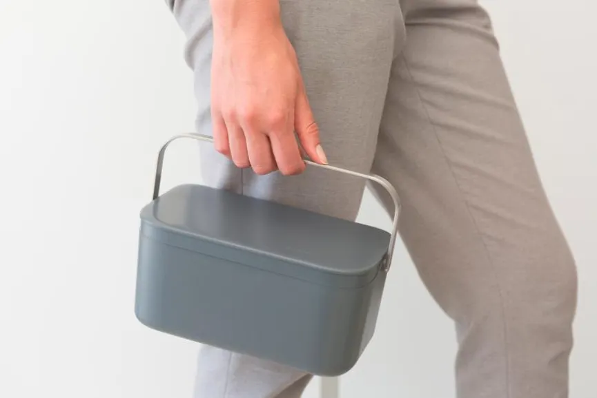 brabantia Entsorgen & Recyclen|Entsorgen & Recyclen|Bio-Abfalleimer Dark Grey