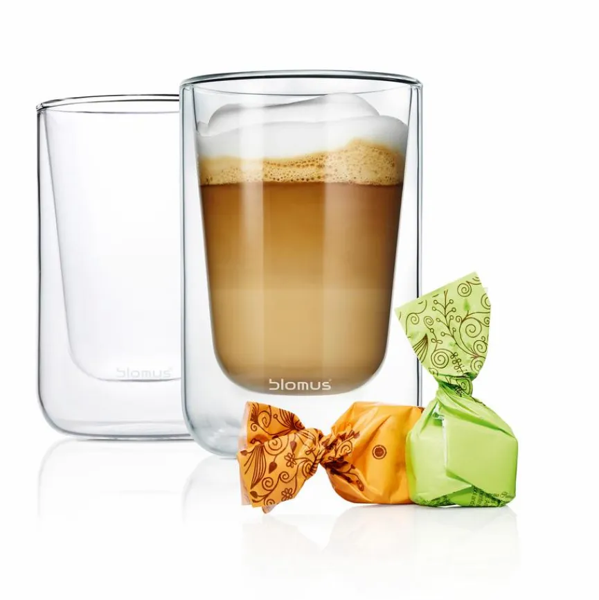 blomus Kaffee & Tee|Cappuccino-Set Nero 2tlg.