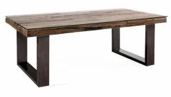 Online Couchtisch Old mit Glasplatte Couchtische