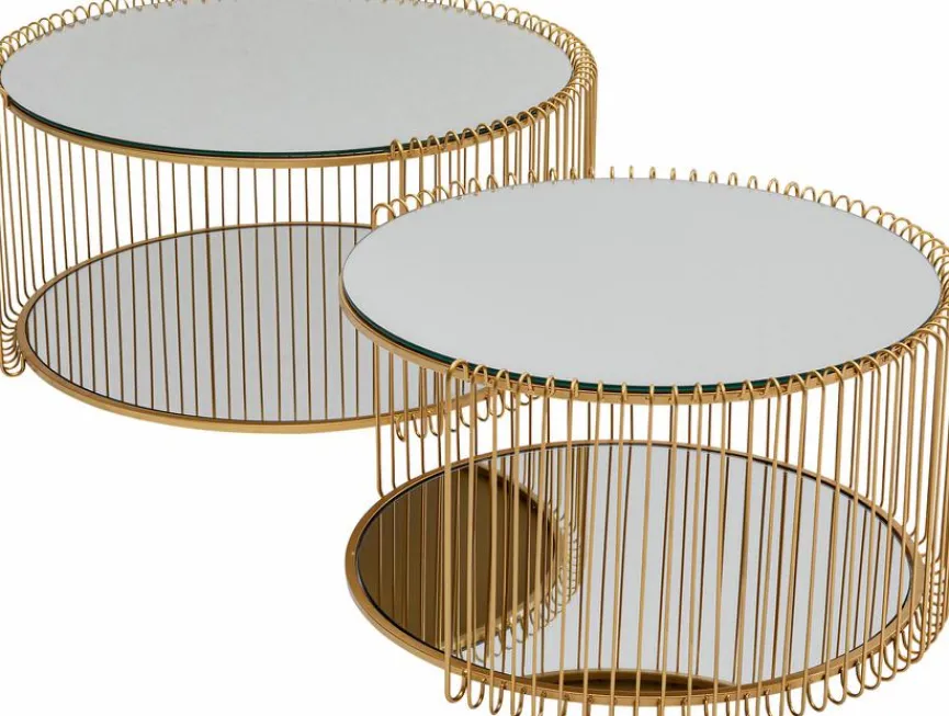 KARE DESIGN Couchtische|Couchtisch Wire Double 87674 2er Set