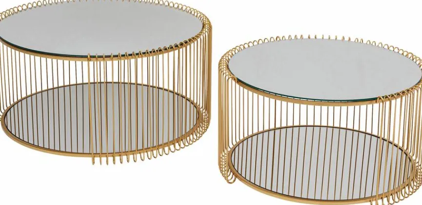 KARE DESIGN Couchtische|Couchtisch Wire Double 87674 2er Set