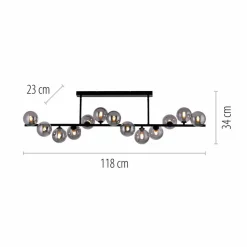 SCHÖNER WOHNEN-Kollektion Deckenleuchten|Deckenleuchte Dubai