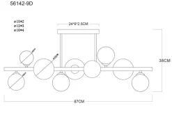 Globo Deckenleuchten|Deckenleuchte Riha