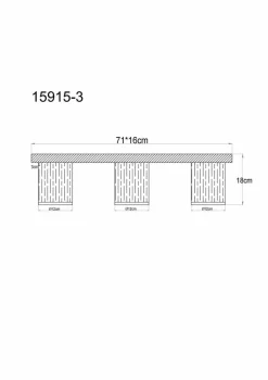 Globo Deckenleuchten|Deckenleuchte Underwood