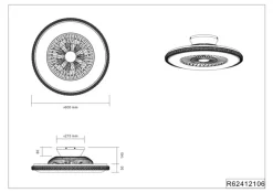 Reality Leuchten Ventilatoren|Deckenventilator Harstadt