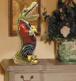 Toms Company Dekofiguren Tiere & Pflanzen|Deko-Aligator Leonard