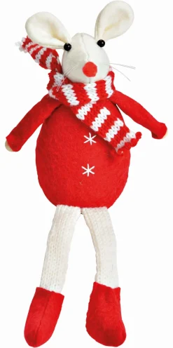 Deko-Figur Wintermaus 22 cm