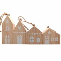 Deko-Hänger Haus 4tlg.