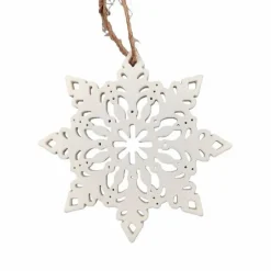 Für Den Weihnachtsbaum|Deko-Hänger Schneeflocke Ø 10,5 cm