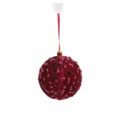 Für Den Weihnachtsbaum|Deko-Hänger Stoffkugel 7 cm