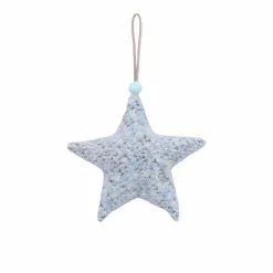 New Deko-Hänger Stoffstern Ø 12 cm Für Den Weihnachtsbaum