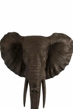 DAHEIM Dekofiguren Tiere & Pflanzen|Deko-Objekt Elefant 43 cm