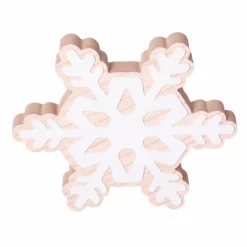 New Deko-Objekt Schneeflocke 21 x 18,5 cm Dekorationsartikel