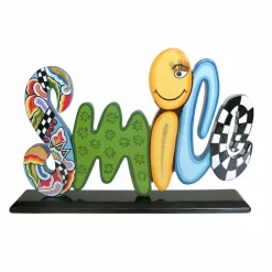 Discount Deko-Objekt Schriftzug - Smile 30 cm Dekofiguren