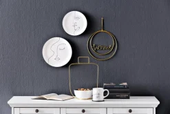 Clearance Deko-Teller Gesicht Ø 21 cm Dekofiguren