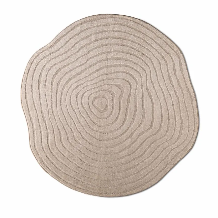 Moderne Teppiche|Design-Teppich Rippel Shape Ø 160 cm