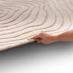 Moderne Teppiche|Design-Teppich Rippel Shape Ø 160 cm